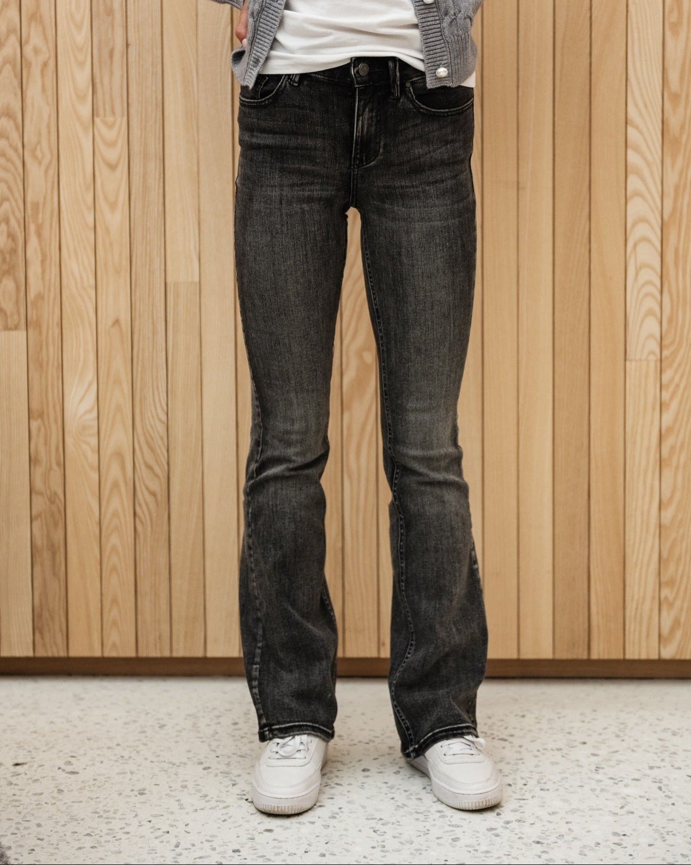 VMFLASH Flared Jeans - Medium Grey Denim